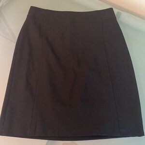 Banana Republic WOOL Black Pencil Skirt with Stretch Size 0